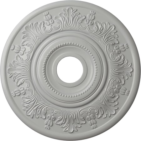 Ekena Millwork Vienna Ceiling Medallion (Fits Canopies up to 6 1/2"), Hnd-Painted Frost, 20"OD x 3 1/2"ID x 1 1/2"P CM20VIFRF